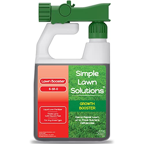 Extreme Grass Growth Lawn Booster- Liquid Spray Concentrated Starter Fertilizer with Humic Acid- Any...