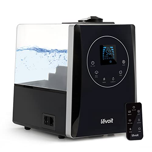 LEVOIT LV600HH 6L Warm and Cool Mist Ultrasonic Humidifier, Rapid Humidification for Bedroom Large...