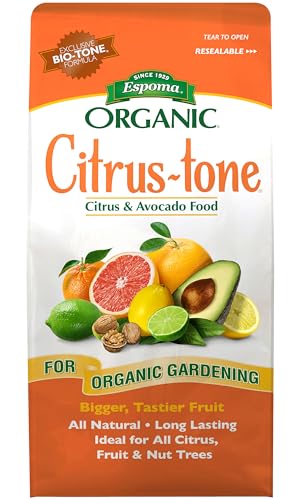 Espoma Organic Citrus-tone 5-2-6 Natural & Organic Fertilizer and Plant Food for all Citrus, Fruit,...
