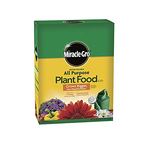 Miracle-Gro Water Soluble All Purpose Plant Food, Fertilizer for Indoor or Outdoor Flowers,...
