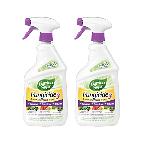 Garden Safe Brand Fungicide3, Ready-to-Use, 32-Ounce, 2 Pack