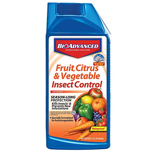 BioAdvanced 701520A Fruit, Citrus, and Vegetable Insect Control Insecticide, 32-Ounce, Concentrate