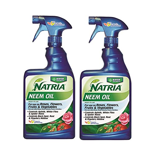 Natria 706250A Neem Oil Pest and Disease Control, 24-Ounce, Ready-to-Use (Pack of 2)