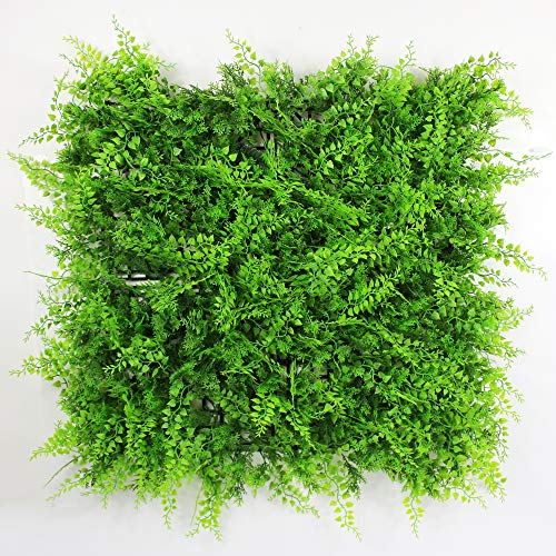 ULAND Artificial Hedges Panels, Topiary Fence Screening, Faux Greenery Grass Backdrop, Outdoor...