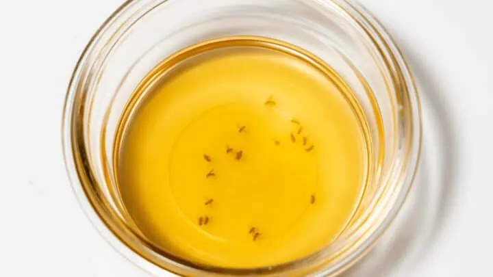 Apple Cider Vinegar mixed with dishwashing liquid and water is a great way to capture fruit flies
