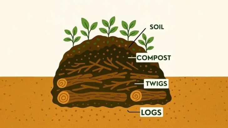 This Weird Hill Trick Keeps Plants Watered All Summer