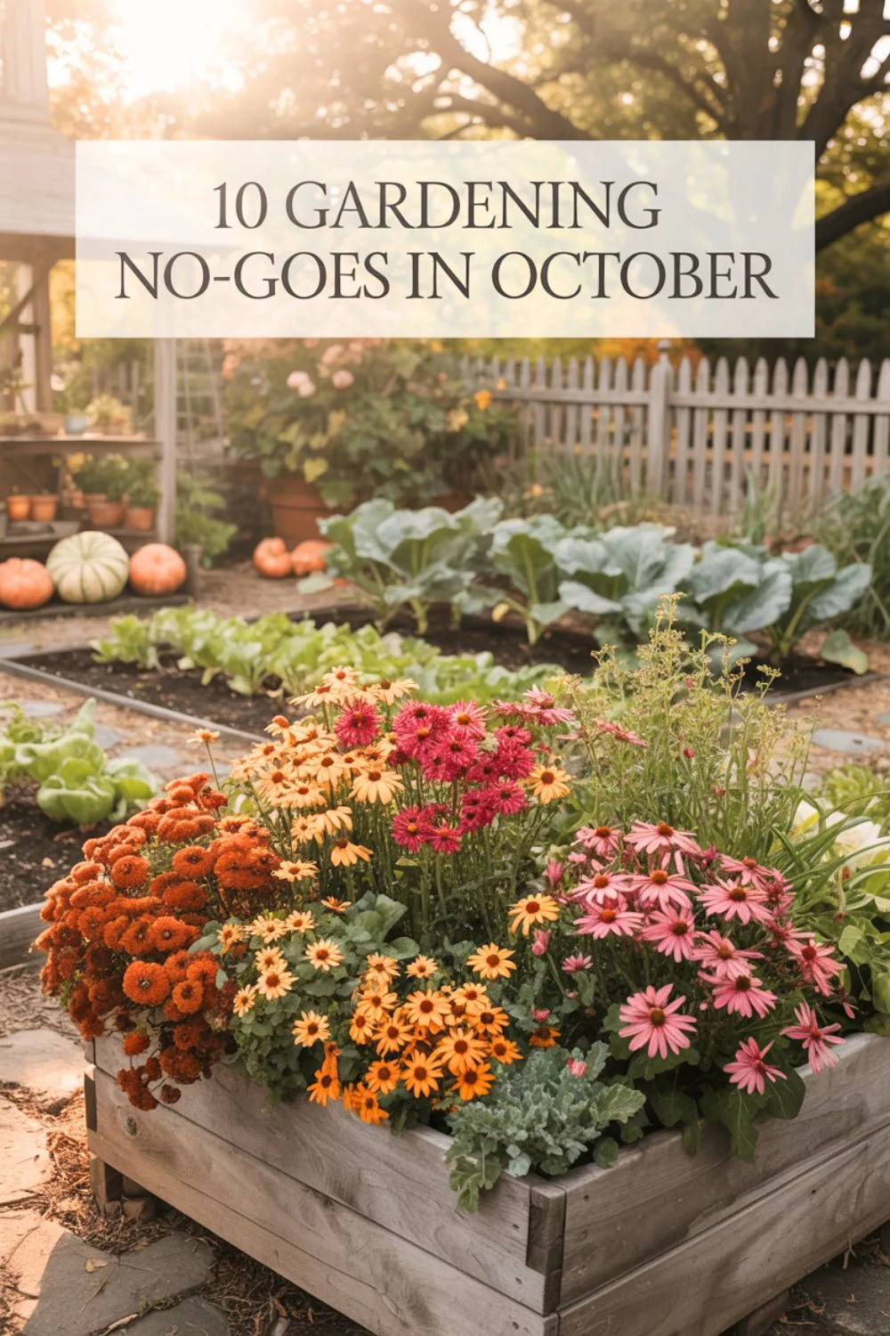 10 Gardening No-Goes in October 1